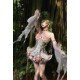 Blood Supply Sylvan Spirit Flower Corset Top Tulle Overlayer and Flower Petticoat(Full Payment Without Shipping)